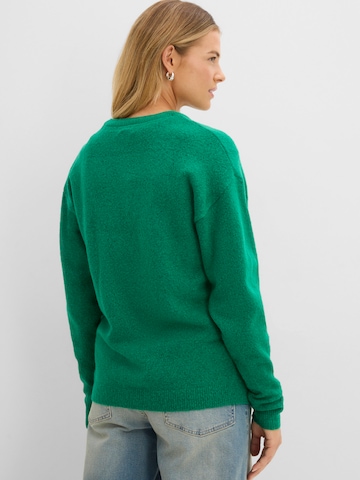 Pull-over oversize bonprix en vert
