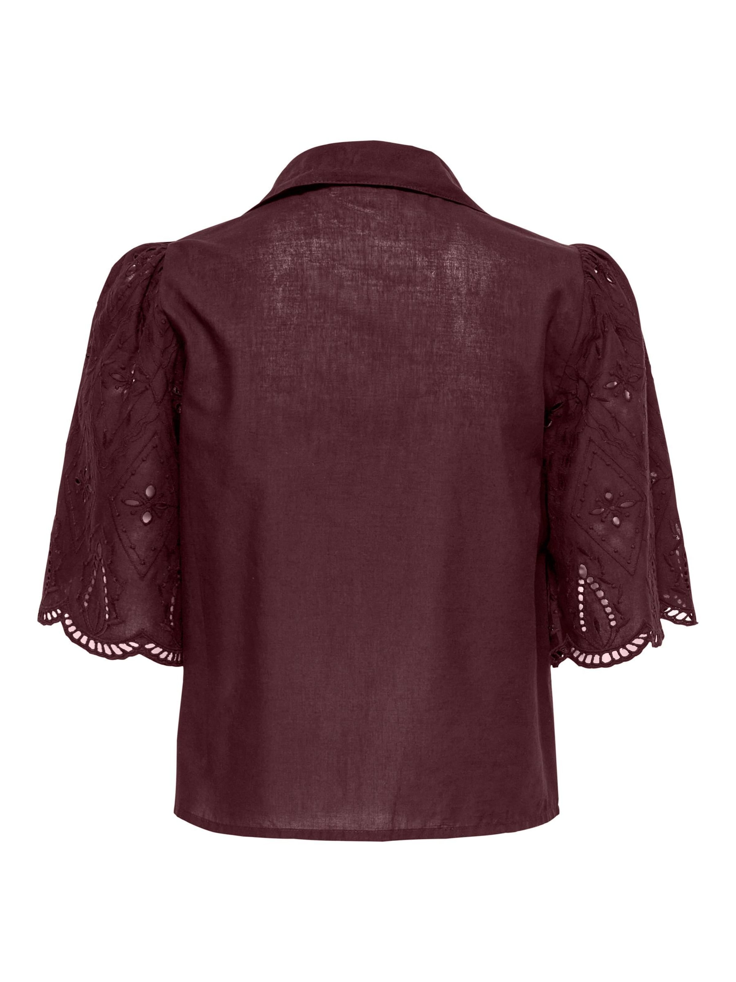 ONLY Bluse 'ONLFRANI' in Braun