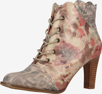 Laura Vita Lace-Up Ankle Boots 'Alcbaneo' in Mixed colors: front