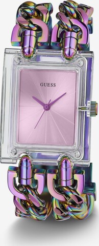 GUESS Analoog horloge in Gemengde kleuren: voorkant