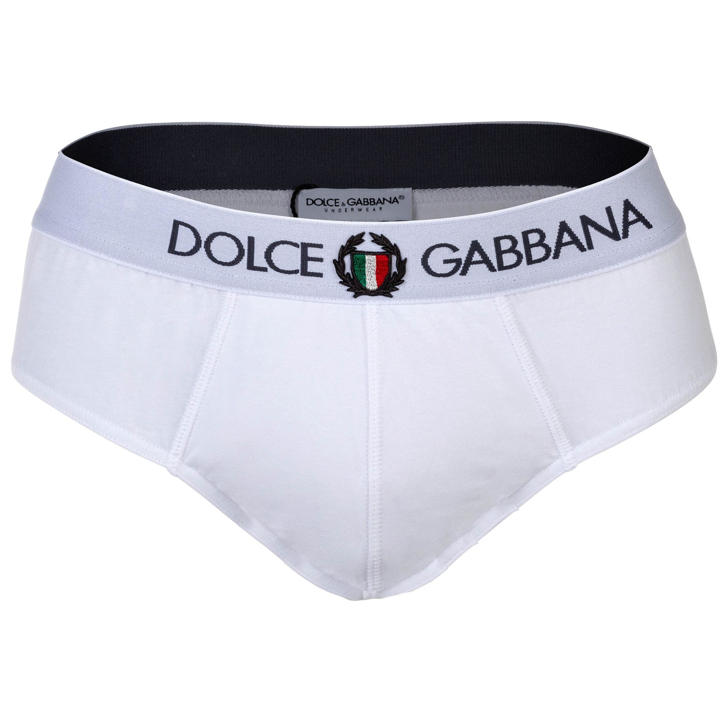 Slip di DOLCE & GABBANA in bianco: frontale