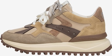 Floris van Bommel Platform trainers ' NOPPI 46 ' in Beige: front