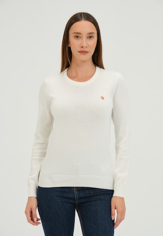 Giorgio di Mare Pullover in Weiß: Vorderseite