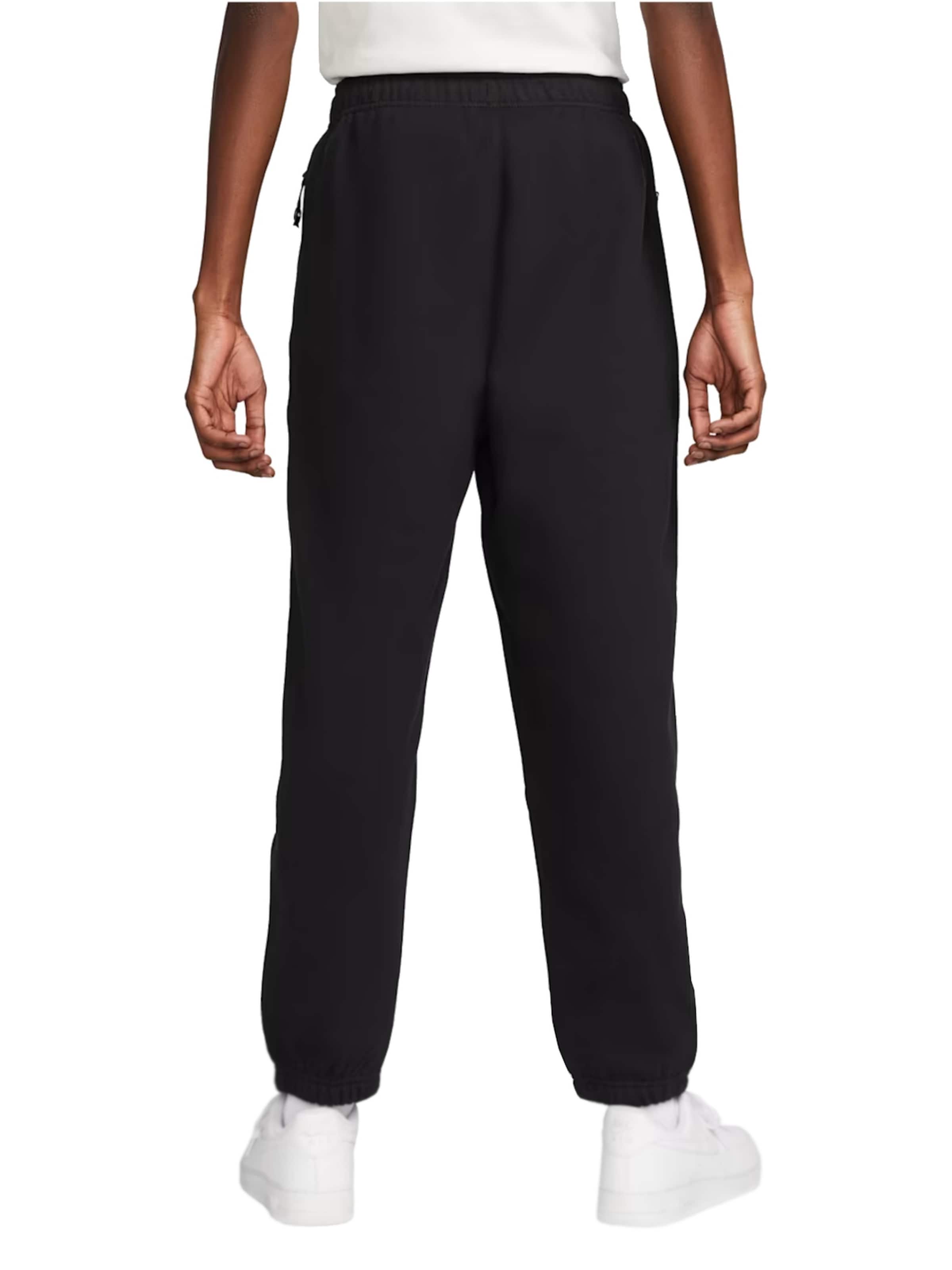 NIKE Regular Workout Pants 'Solo Swoosh' in Black