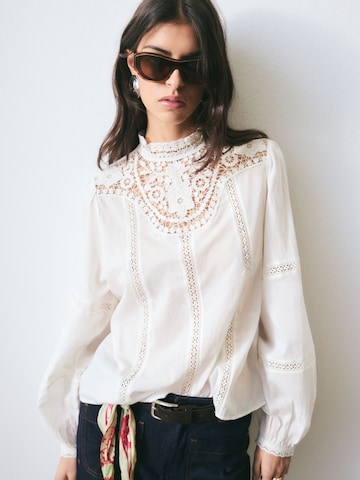 Camicia da donna di Bhoem in bianco: frontale
