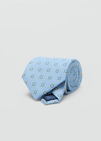 MANGO MAN Tie 'Cuadrado' in Blue