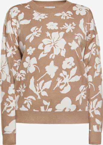 Pull-over Usha en beige : devant