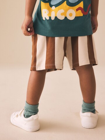 Next Skinny Shorts in Braun