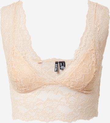 Soutien-gorge 'Lina' PIECES en beige : devant