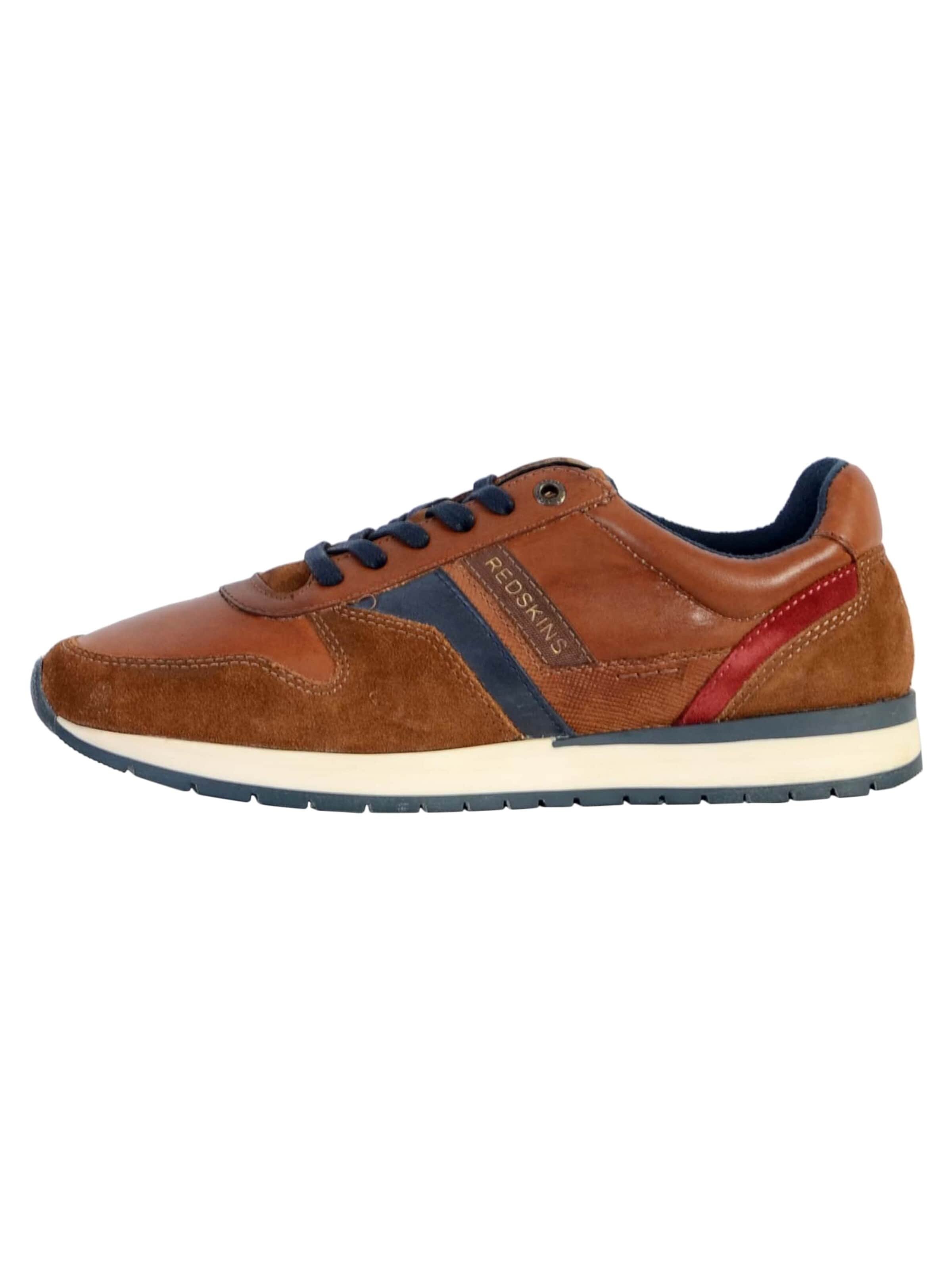 Scarpa stringata sportiva di REDSKINS in marrone: frontale