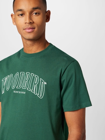 Woodbird Majica 'Rics' | zelena barva