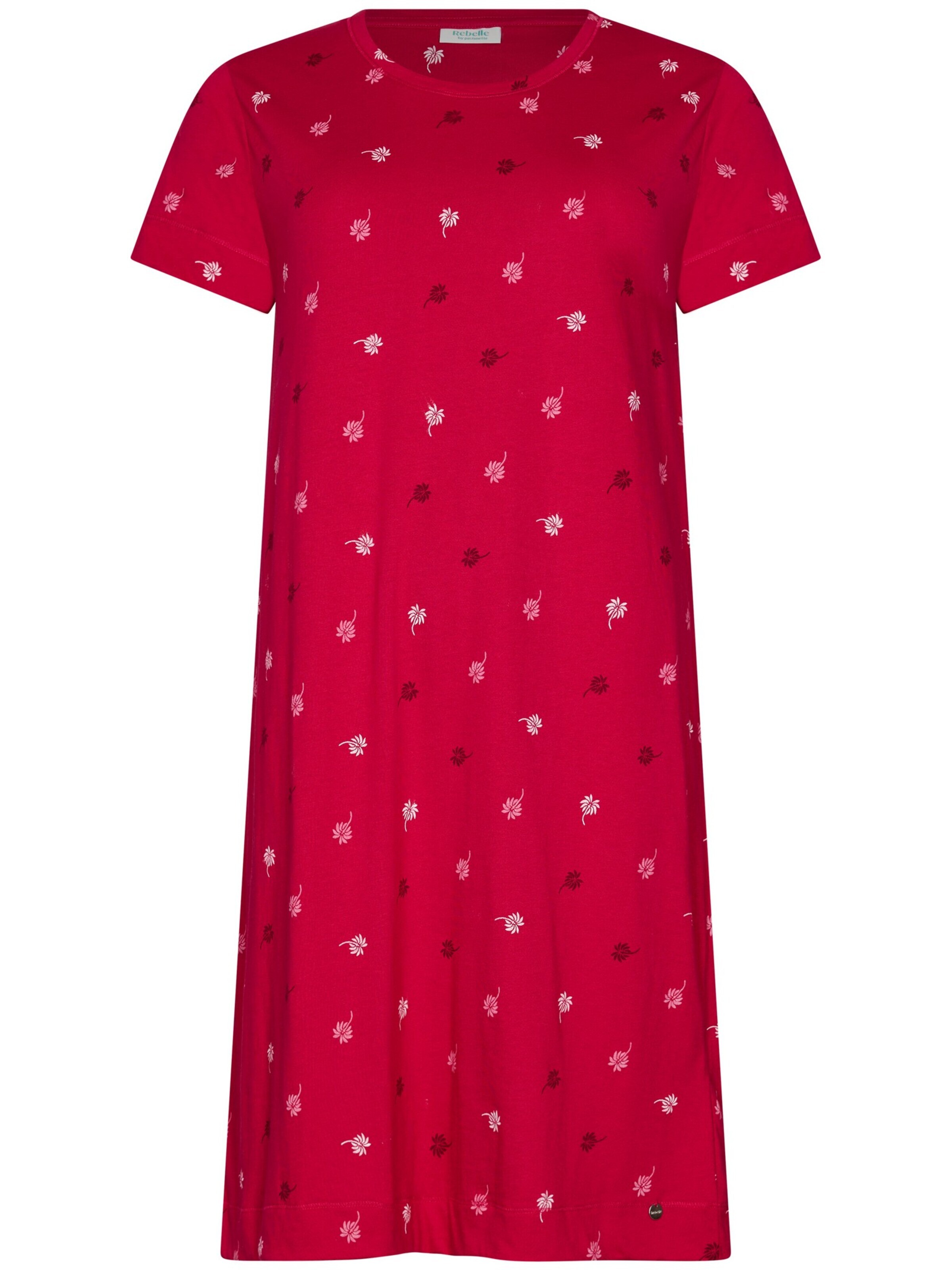 Rebelle Nachthemd in Rood: voorkant