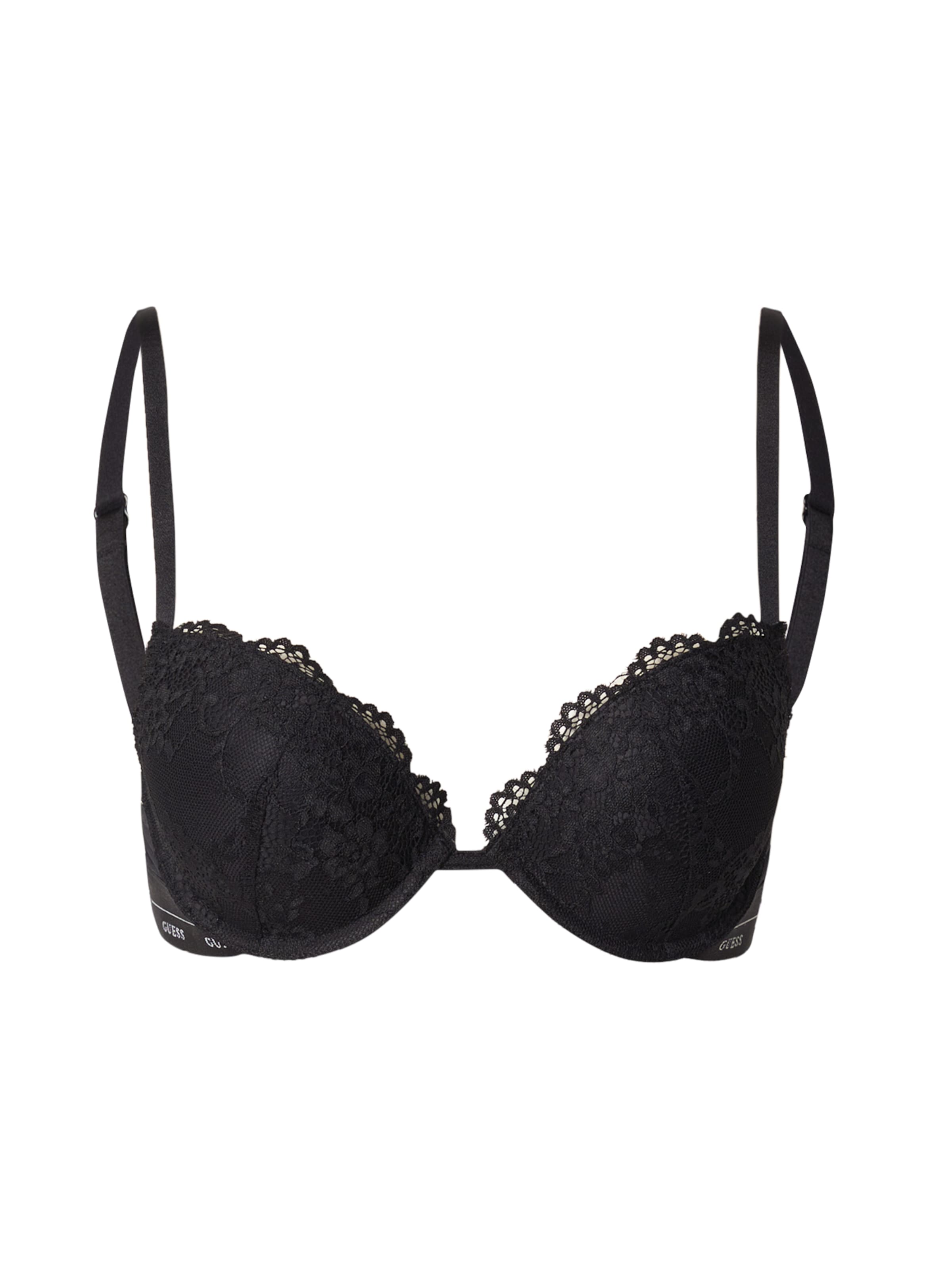 GUESSPush-up Grudnjak 'JANE' - crna boja: prednji dio