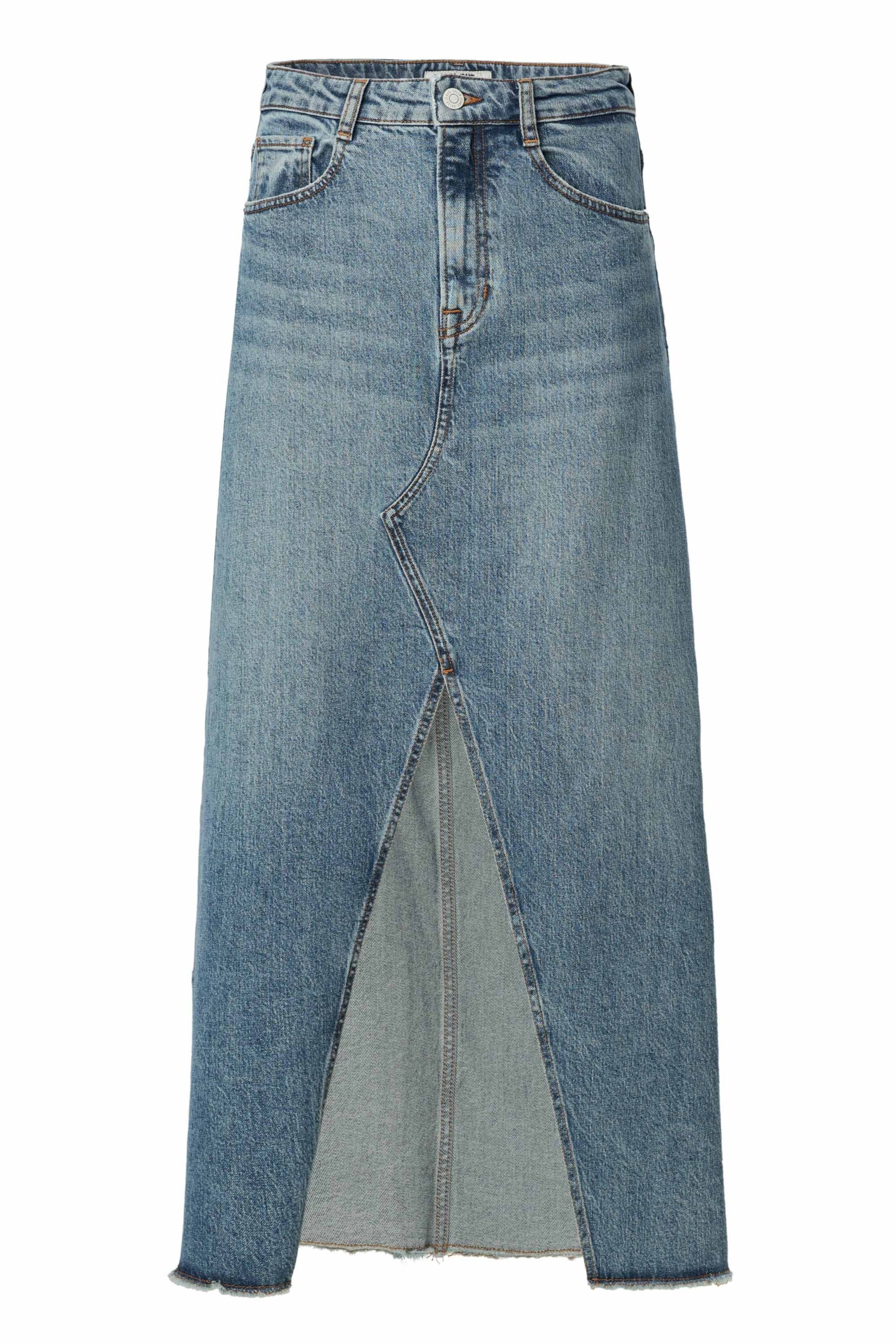 Salsa Jeans Rok in Blauw: voorkant