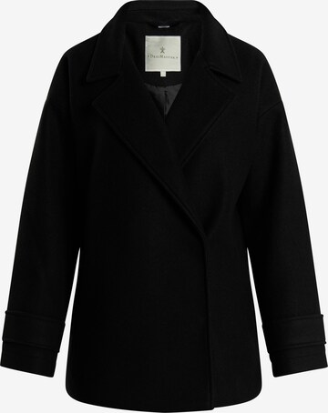 DreiMaster Klassik Between-Seasons Coat in Black: front