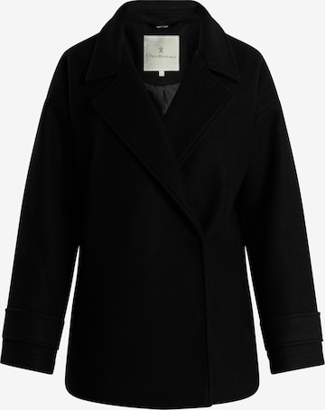 DreiMaster Klassik Between-seasons coat in Black: front