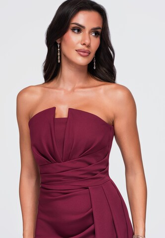 Ombre Evening dress 'Zulma' in Red