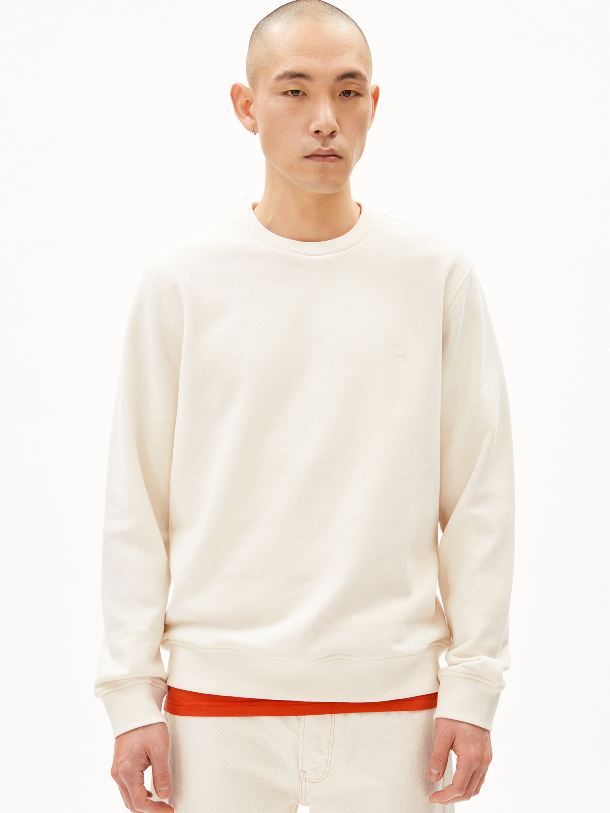 ARMEDANGELS Sweatshirt in Beige: front