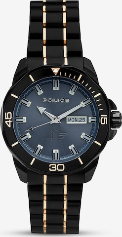 POLICE Analoog horloge '40th ANNIVERSARY' in Grijs: voorkant