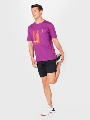 OAKLEY Funkční tričko 'JONNY' – fialová