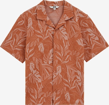 WE Fashion Regular Fit Paita värissä oranssi: etupuoli