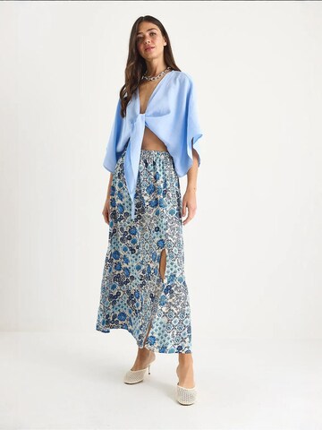Bianco Lucci Rok in Blauw