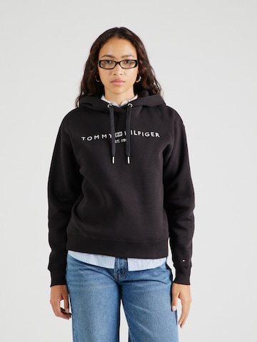 TOMMY HILFIGER Свитшот в Черный: спереди