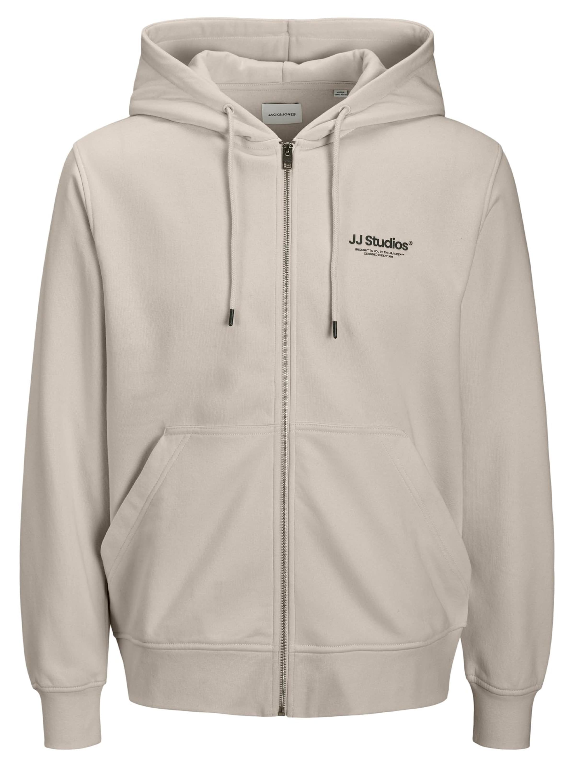 JACK & JONES Ζακέτα φούτερ 'JJESoho' σε γκρι