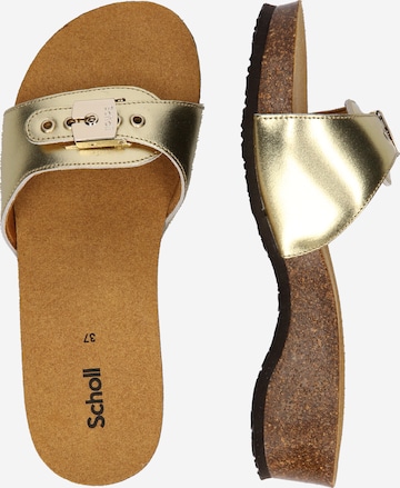 Scholl Iconic - Sapato aberto 'PESCURA Lea' em ouro