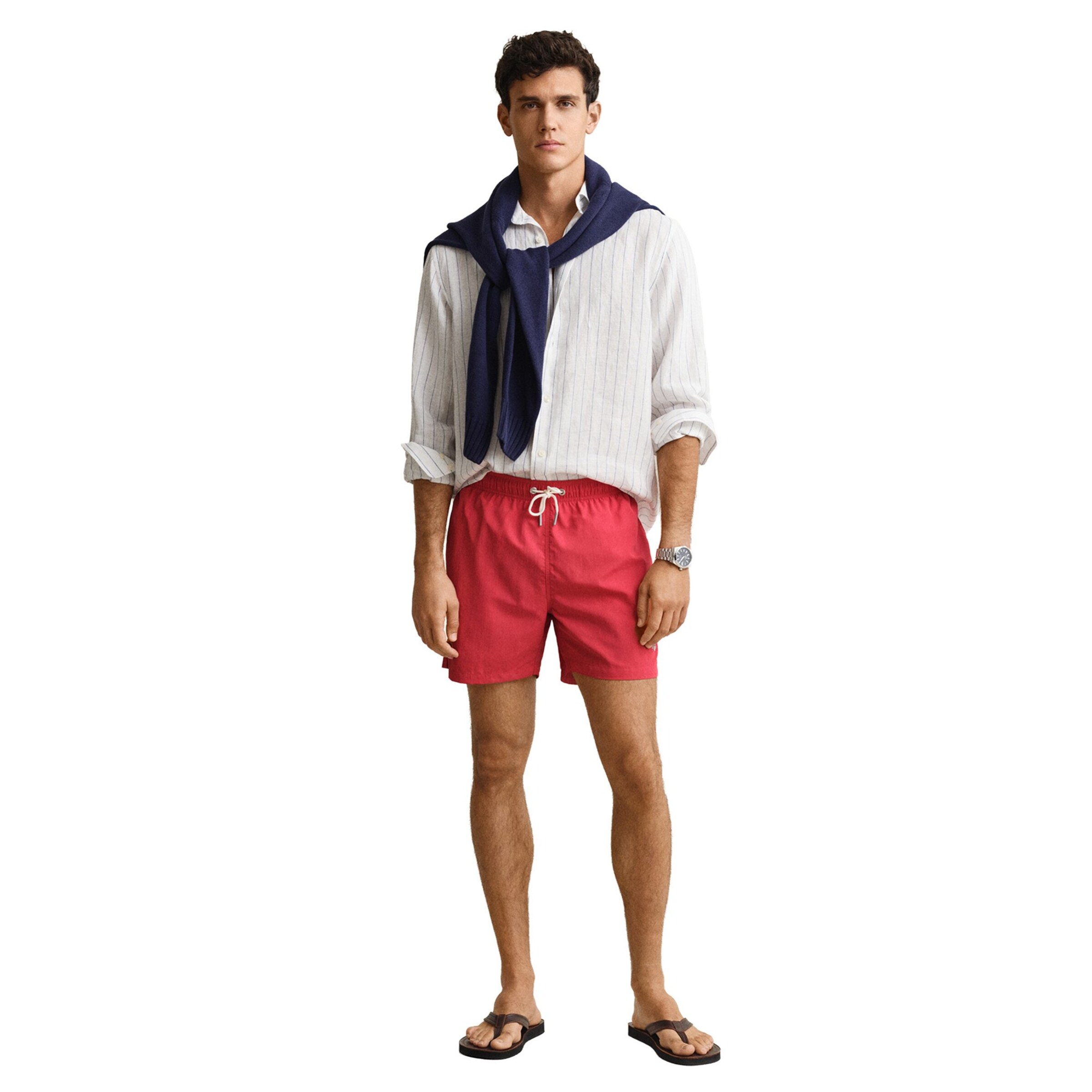 Shorts de bain GANT en rouge