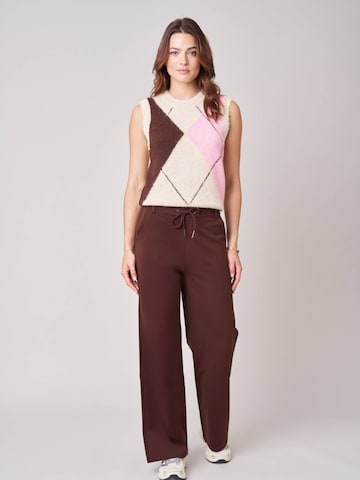 Loosefit Pantalon Deeluxe en marron