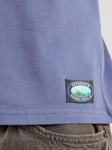 T-Shirt 'Outdoors Mountain' Superdry & Co en bleu