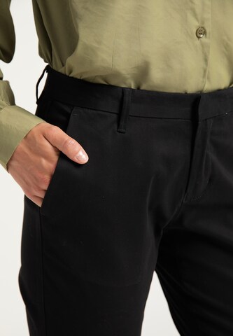 DreiMaster Klassik Slimfit Παντελόνι σε μαύρο