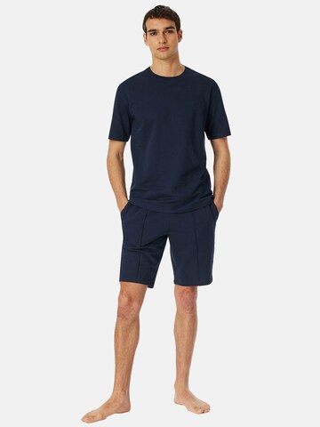 SCHIESSER T-Shirt ' Mix + Relax ' in Blau