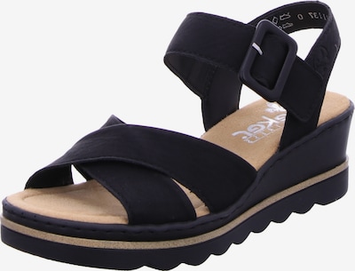 Rieker Strap sandal in Black, Item view