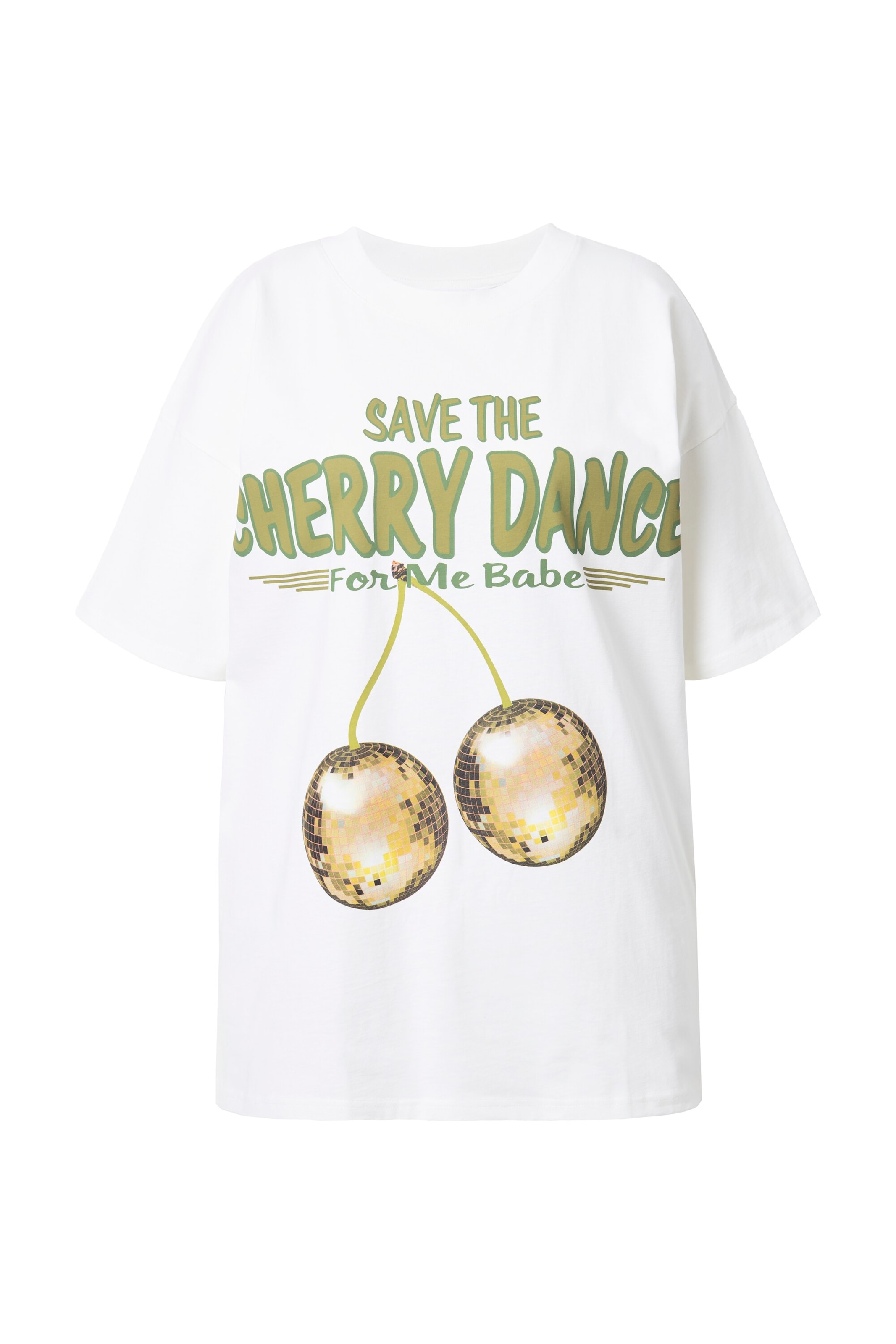 Studio Untold T-Shirt in dunkelbraun / oliv / puder / offwhite, Produktansicht