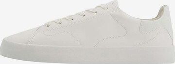 Baskets basses Bershka en blanc