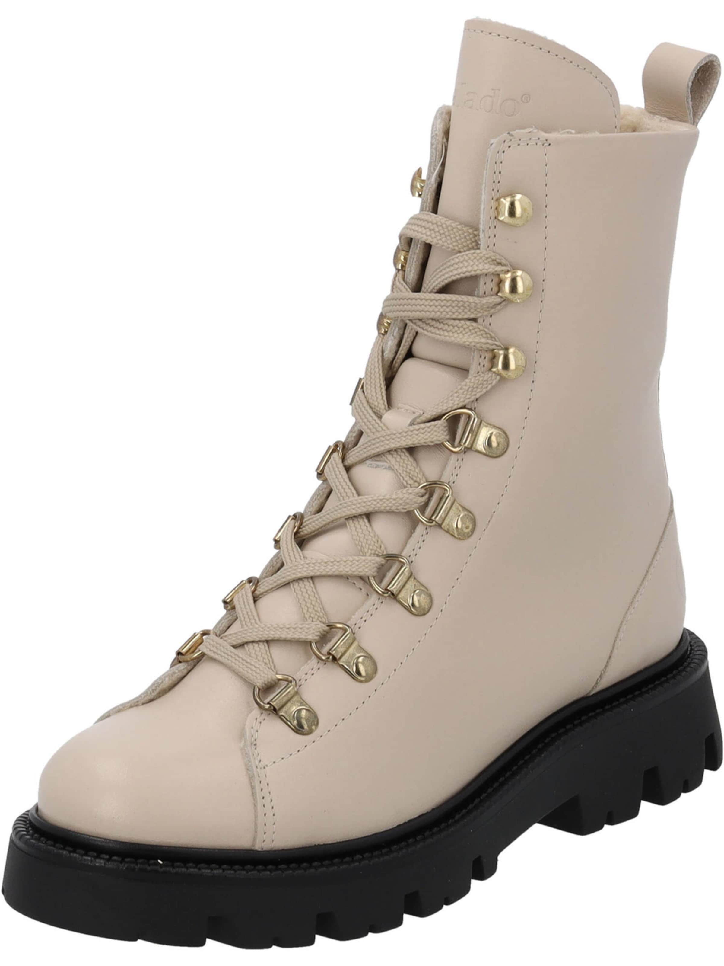 Palado Schnürstiefelette 'Ponza' in Beige: Vorderseite