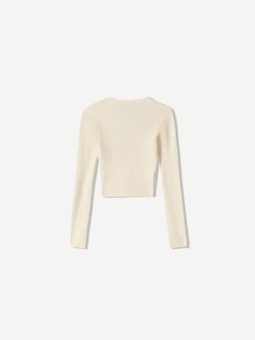 Pull-over Bershka en beige
