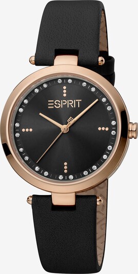 ESPRIT Quarzuhr in schwarz, Produktansicht