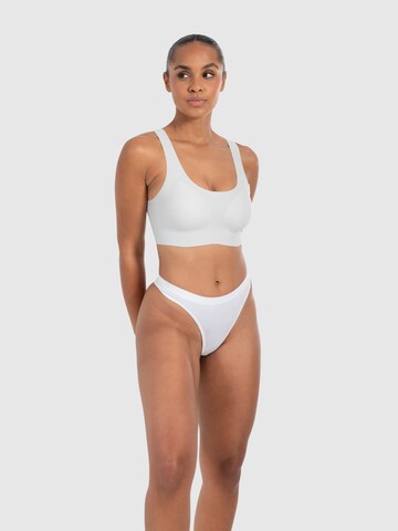 Bustier Soutien-gorge de sport ' Nysa ' Smilodox en blanc