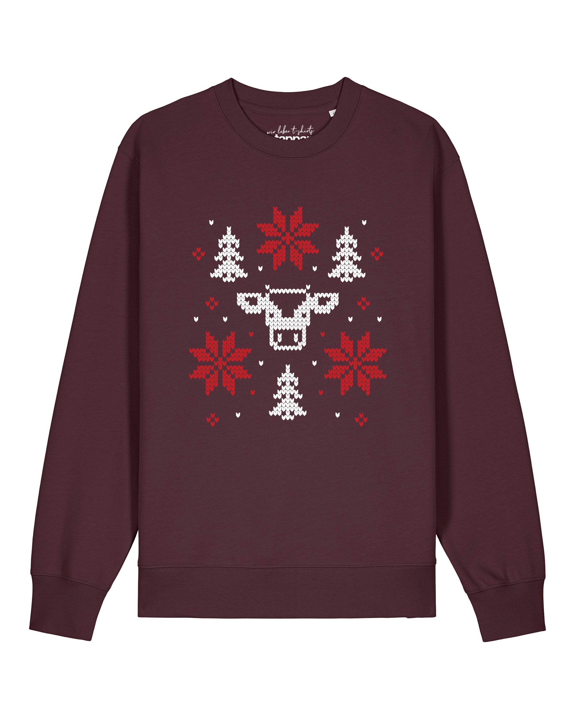 Watapparel Sweatshirt in Rood: voorkant