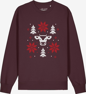 Watapparel Sweatshirt in Rood: voorkant