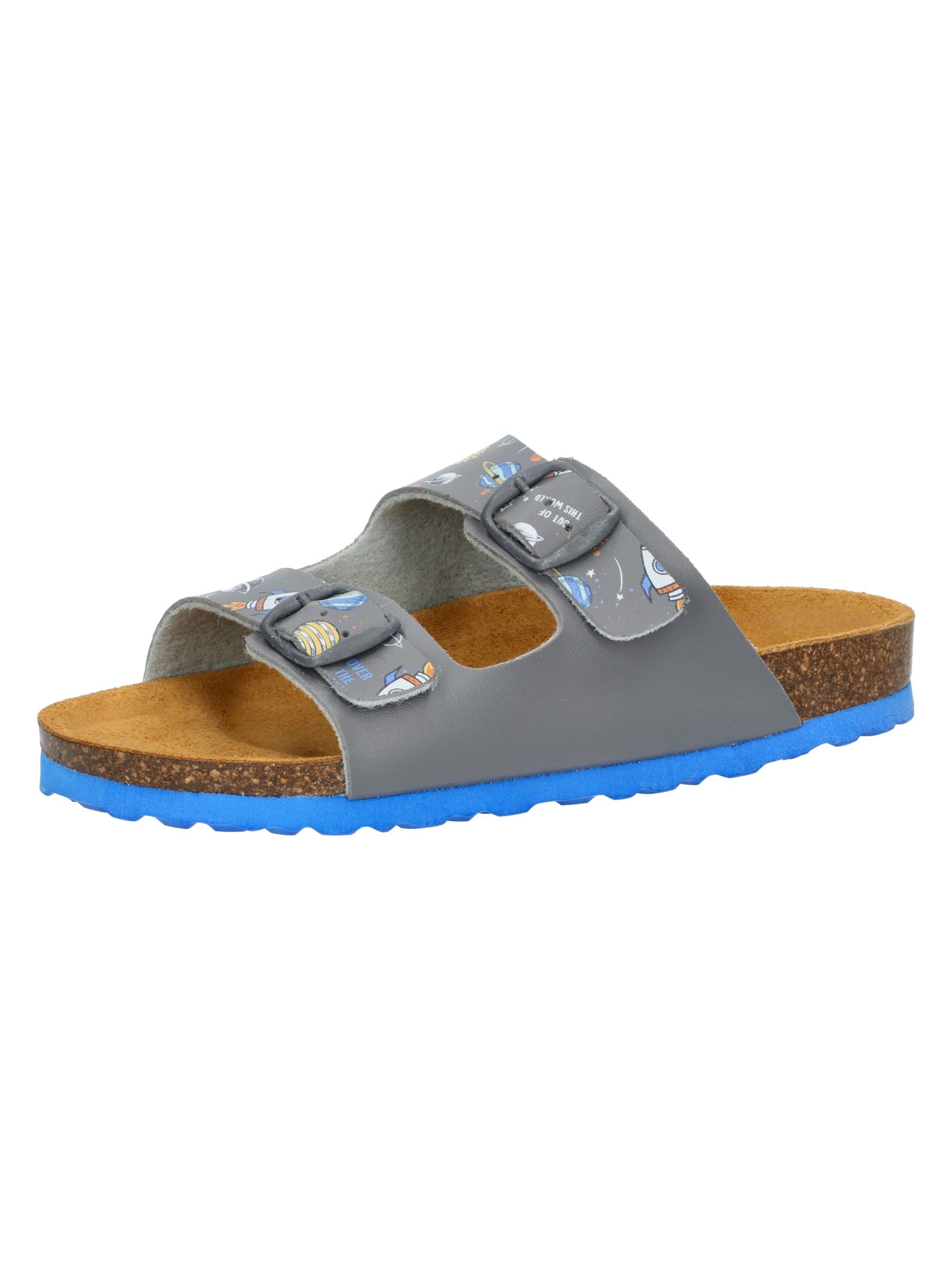LICO Offene Schuhe 'Bioline Universe' in Grau: Vorderseite