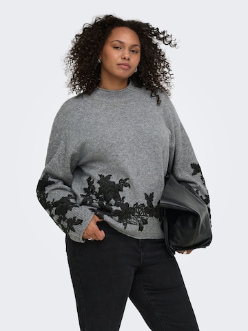 ONLY Carmakoma - Jersey 'CARLisa' en gris: frente
