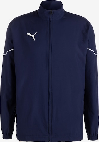 PUMA Athletic Jacket in Blue: front