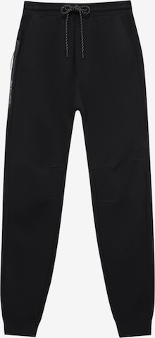 regular Pantaloni di Pull&Bear in nero: frontale