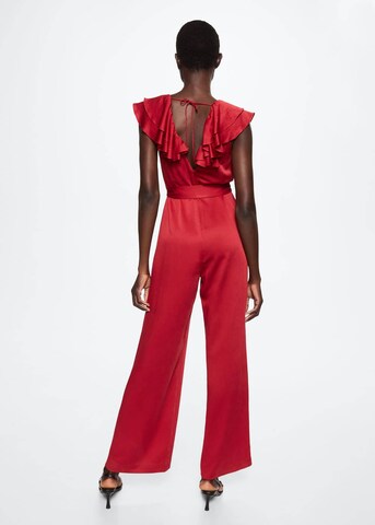 MANGO Jumpsuit 'Ophelia' in Rot