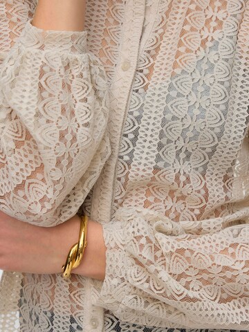 VERO MODA Blouse 'VMVictoria' in Grey