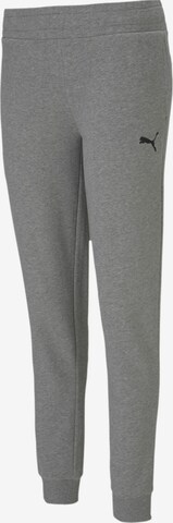 PUMA Tapered Workout Pants in Grey: front